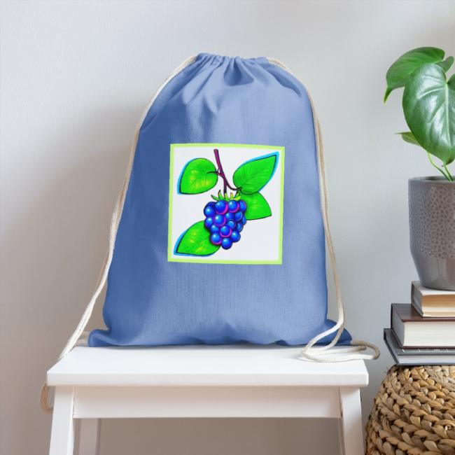 Vibrant Blueberry Pop Art