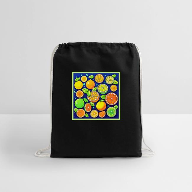 Fresh Citrus Slice Pattern