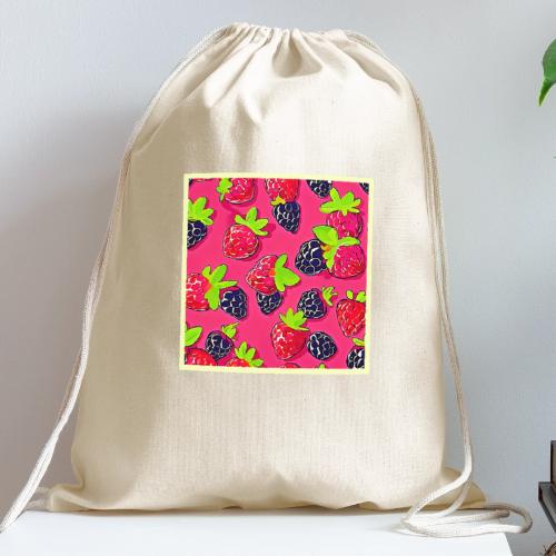 Berry Patch: Sweet Design - Cotton Drawstring Bag