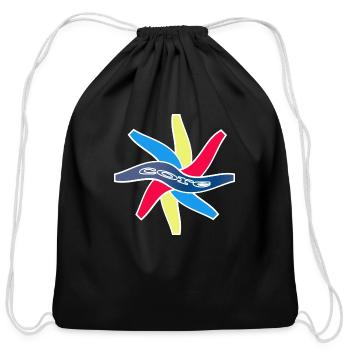 core - Cotton Drawstring Bag - black - Front