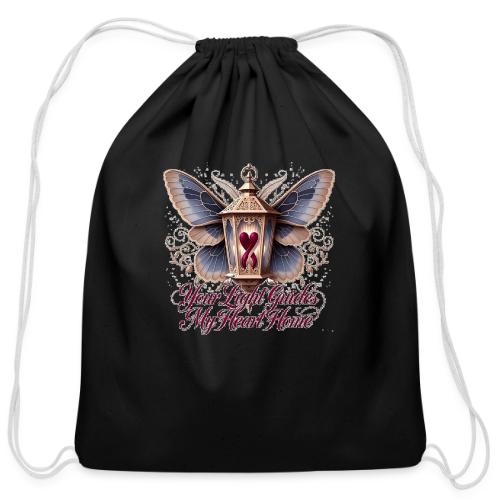 Your Light Guides My Heart HomeGifts T-Shirt - Cotton Drawstring Bag