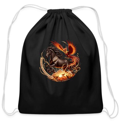 Year of the Horse Phoenix T Shirt, Lunar NY Gift - Cotton Drawstring Bag
