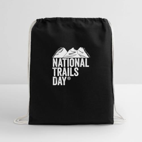 National Trails Day - Cotton Drawstring Bag