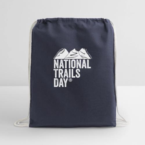 National Trails Day - Cotton Drawstring Bag