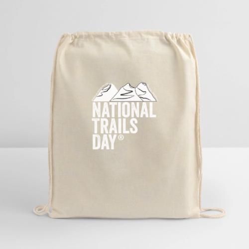 National Trails Day - Cotton Drawstring Bag