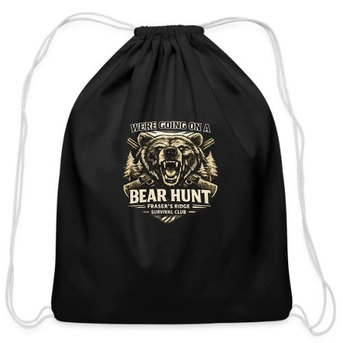 BEAR HUNT - Cotton Drawstring Bag