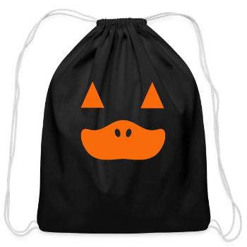 Quack O Lantern Jack O Lantern 1 - Cotton Drawstring Bag - black - Front
