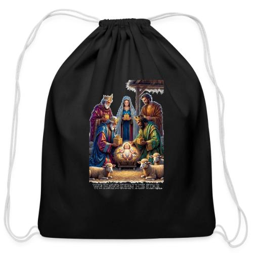 Three Wise Men T-Shirt - Cotton Drawstring Bag