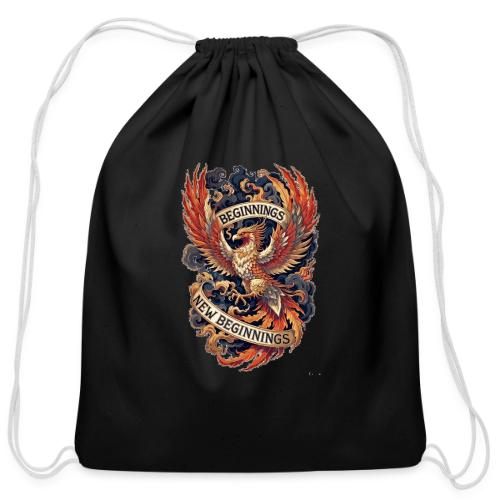 Phoenix New Year T-Shirt - Cotton Drawstring Bag