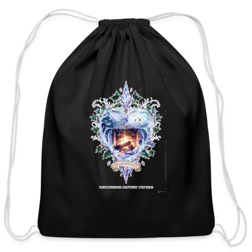 Imbolc Candle Veil T-Shirt | Veiled Rebirth - Cotton Drawstring Bag