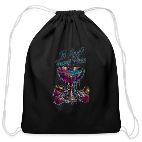 To Love? Hard Pass T-Shirt - Cotton Drawstring Bag