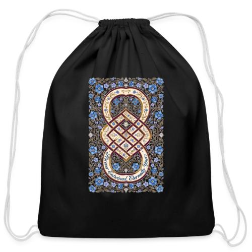 Forever Entwined Eternally Yours Infinity Knot T-S - Cotton Drawstring Bag