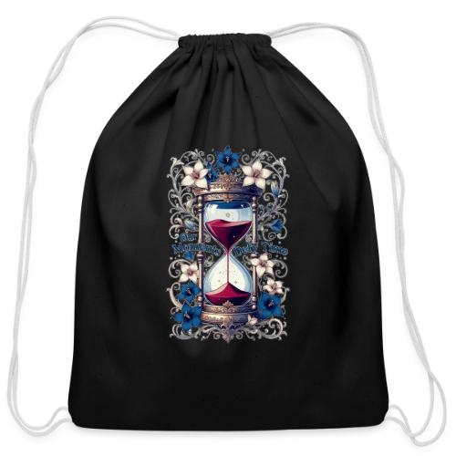 Our Moments Defy Time Hourglass Gifts T-Shirt - Cotton Drawstring Bag