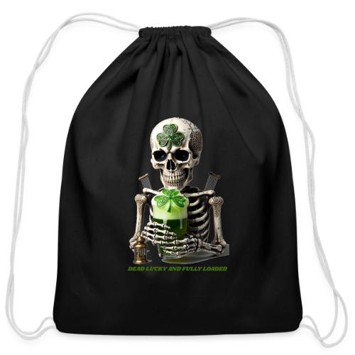 Eternal Stout Skeleton Graphic Tee - Cotton Drawstring Bag