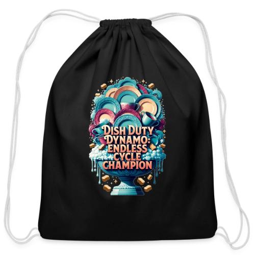 Dish Duty Dynamo T Shirt, Endless Cycle Champion - Cotton Drawstring Bag