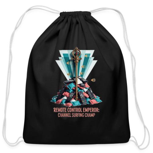 Remote Control Emperor T Shirt - Cotton Drawstring Bag