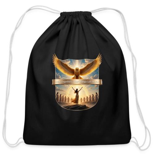 Women’s Day Eagle Matriarch T Shirt,, Gift for Mom - Cotton Drawstring Bag