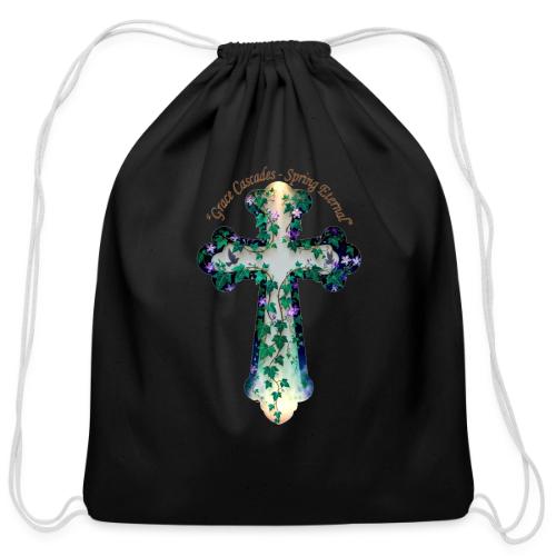 Easter Grace Cascades Eternal T Shirt, Mercy Gift - Cotton Drawstring Bag