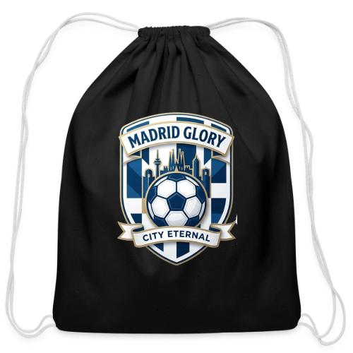 Madrid Skyline Glory T Shirt, Madrid Fan Gift - Cotton Drawstring Bag
