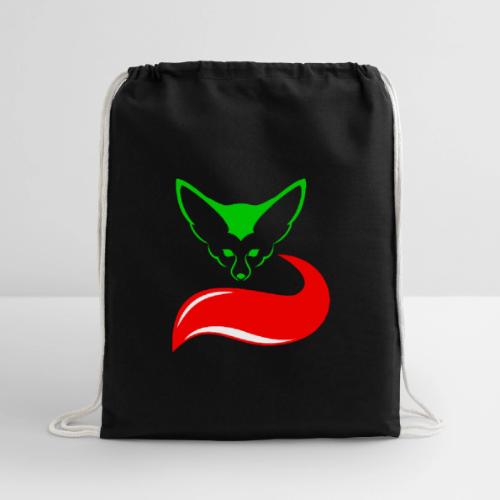 The Fennec, the Desert Fox of Algeria - Cotton Drawstring Bag