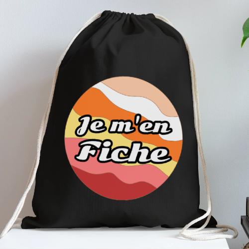 I don't care - Cotton Drawstring Bag