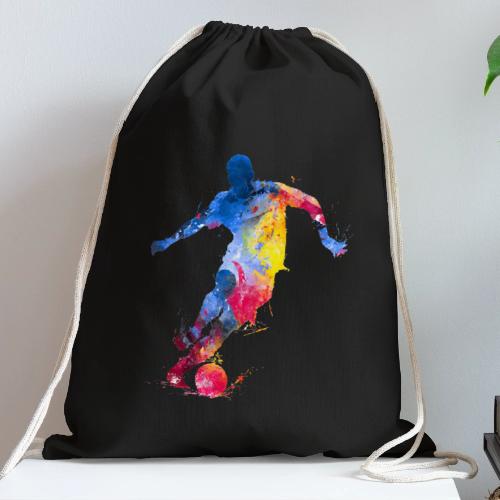 Soccer: Splash Kick - Cotton Drawstring Bag