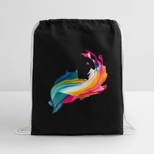 Spectrum Stream - Cotton Drawstring Bag