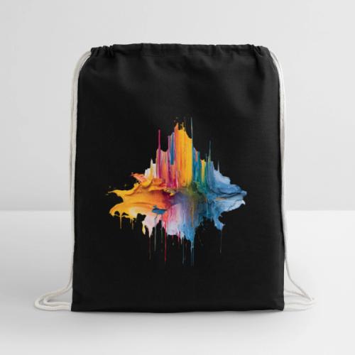 Impasto Spectrum - Cotton Drawstring Bag
