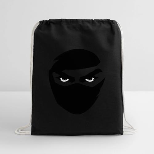 Shadow Veil Warrior - Cotton Drawstring Bag