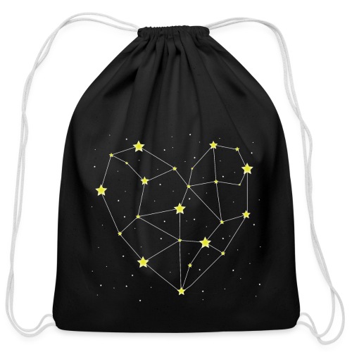 Heart in the Stars - Cotton Drawstring Bag