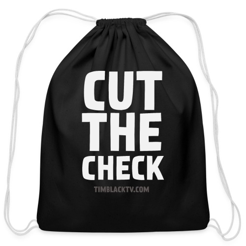 CUT THE CHECK TBTV - Cotton Drawstring Bag