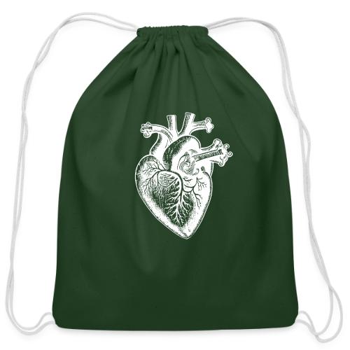 Heart - Cotton Drawstring Bag