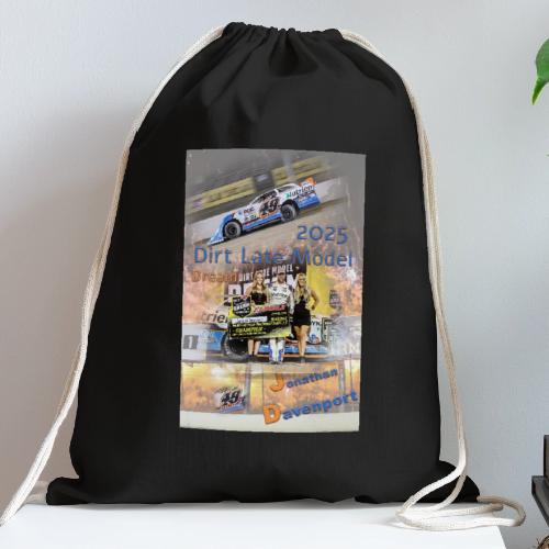 Jonathan Davenport DLM Eldora Speedway 2025 - Cotton Drawstring Bag