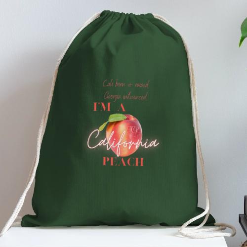 California Georgia - Cotton Drawstring Bag