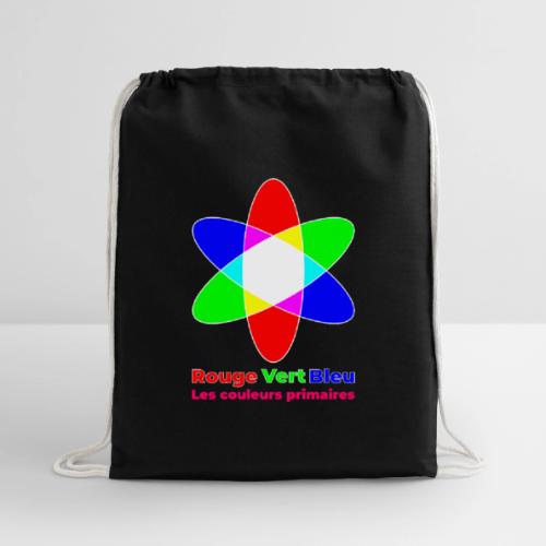 RGB Primary Colors - Cotton Drawstring Bag