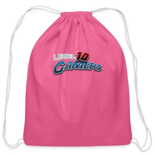 Level10Gamers Logo - Cotton Drawstring Bag
