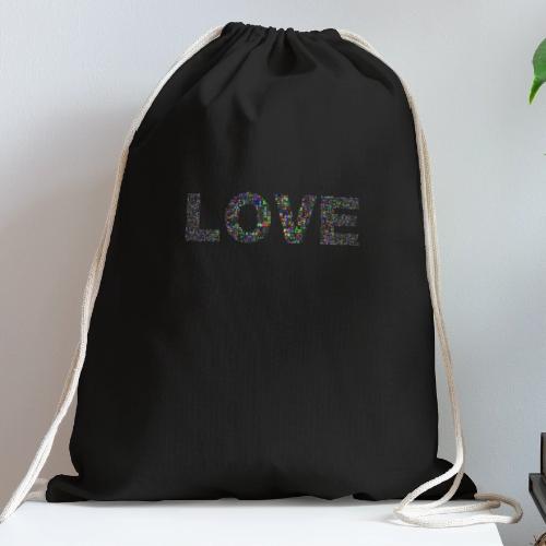 LOVE Peace Merchandise - Cotton Drawstring Bag