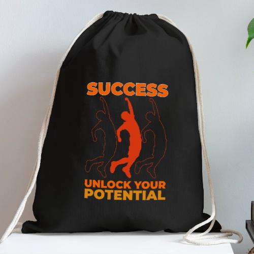 Unlock Success - Cotton Drawstring Bag