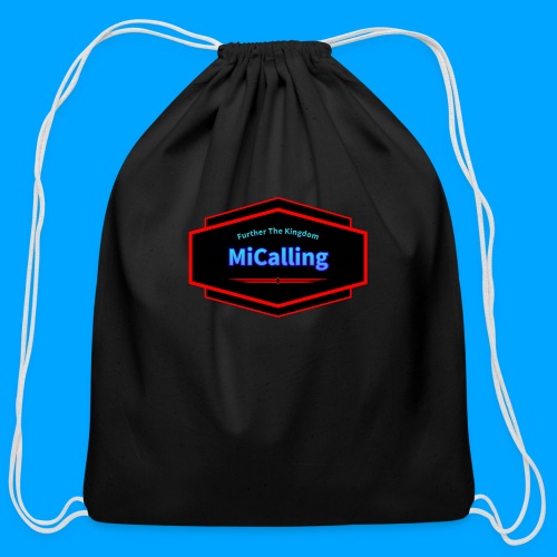 MiCalling Full Logo Product (With Black Inside) - Cotton Drawstring Bag