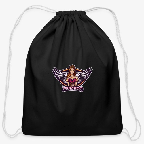 PeachQc Logo - Cotton Drawstring Bag