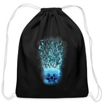 Fantastic Beasts Rise Up - Cotton Drawstring Bag - black - Front