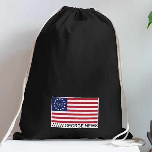 GEORGE 250 PATCH - Cotton Drawstring Bag