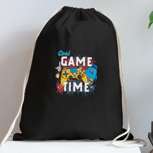 Cool Game Time Fun - Cotton Drawstring Bag