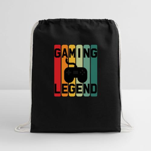 Gaming Legend Retro Bars - Cotton Drawstring Bag