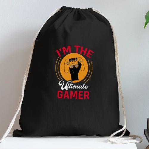 I'm The Ultimate Gamer - Cotton Drawstring Bag