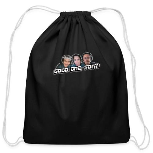 GOOD ONE, TONY! (with glow) - Cotton Drawstring Bag