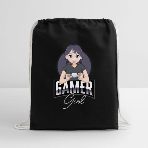 Gamer Girl: Level Up Princess - Cotton Drawstring Bag