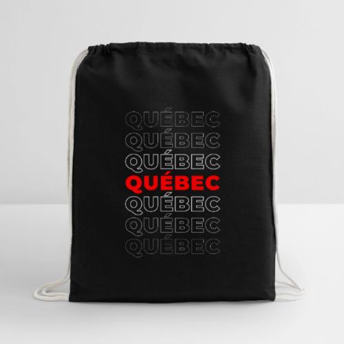 Quebec Declaration - Cotton Drawstring Bag