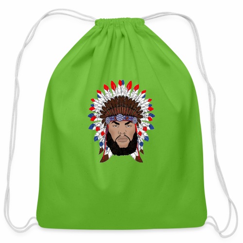Dane Calloway American Indian Logo - Cotton Drawstring Bag