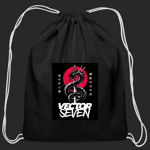 Vector Seven Dragon - Cotton Drawstring Bag